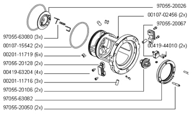 00419-44010 Screw, Socket Hardware, Cap, 4-40 x 3/8