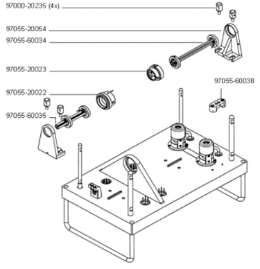 97000-20235 Thumb screws, 10-32